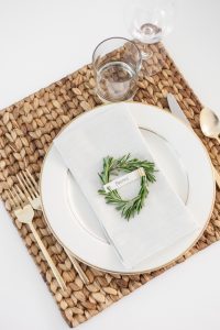 DIY-Crafts-and-DIY-Place-card-settings-for-the-Holidays-using-Rosemary-gold-silverware